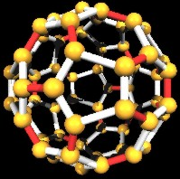 Le fullerène, nanoparticule composée de 60 atomes de carbone, aux grandes propriétés de lubrification en ingénierie.