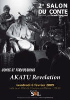Conte et percussions - Akatu Revelation