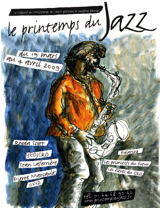 Affiche du Printemps du Jazz, par Didier Locicero